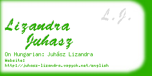 lizandra juhasz business card